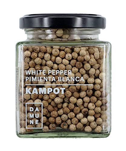 Weisser Pfeffer Kampot ganz - Premiumqualität - 120g von DAMUNE
