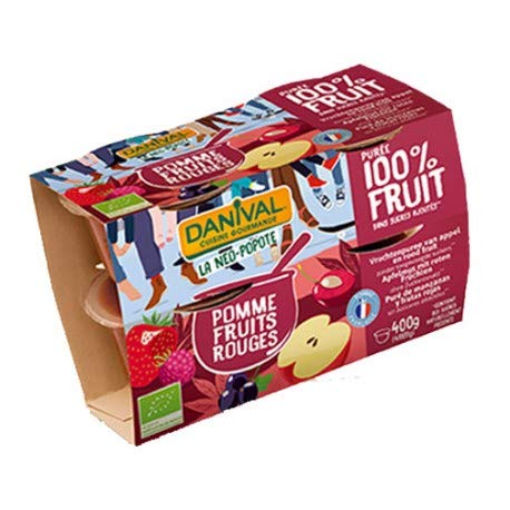 DANIVAL - PUREE FRUITS ROUGES 4X100G DANIVAL - PUREE FRUITS ROUGES 4X100G von DANIVAL