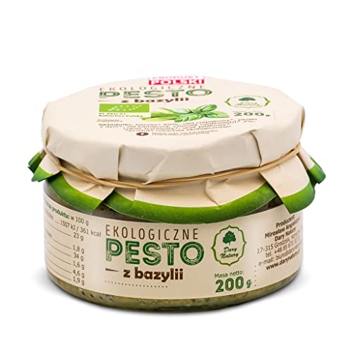 Basilikumpesto BIO 200 g - GESCHENKE DER NATUR von DARY NATURY