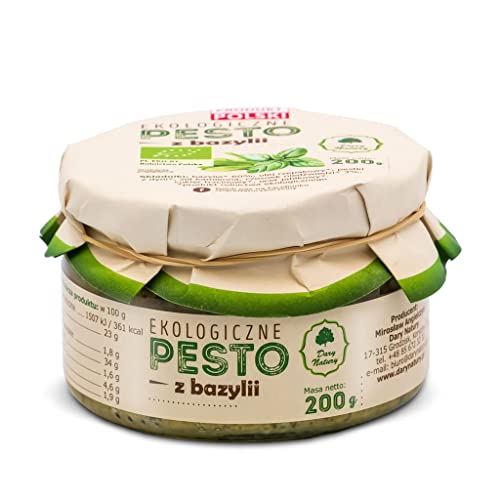 Basilikumpesto BIO 200 g - GESCHENKE DER NATUR von Dary Natury