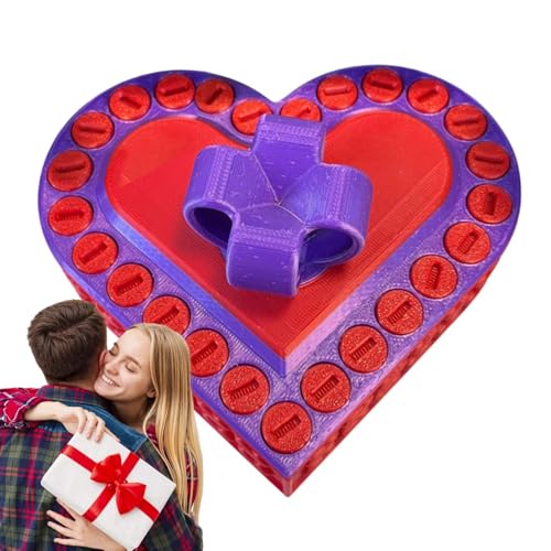 DAWCBVJQ Wirklich nervige Geschenk-Box in Herzform mit Twist-Aufbewahrung und verschiedenen Farben, 12,7 x 11 x 4,8 cm, gedruckte Geschenkbox, Streich-Geschenkbox für Weihnachten DAWCBVJQ Wirklich nervige Geschenk-Box in Herzform mit Twist-Aufbewahrung und verschiedenen Farben, 12,7 x 11 x 4,8 cm, gedruckte Geschenkbox, Streich-Geschenkbox für Weihnachten von DAWCBVJQ
