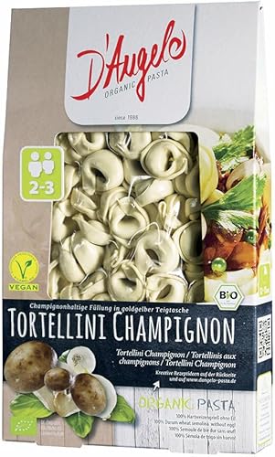 DAngelo Bio Tortellini Champignons, Teigware, gefüllt (2 x 250 gr) von DAngelo
