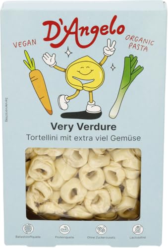 DAngelo Bio Tortellini Gemüse, Teigware, gefüllt (2 x 250 gr) von DAngelo