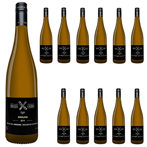 Weißwein von Delüx Curry Sylt Riesling trocken und Bio vom Abfüller Karl May 12x 0,75 l von DE LÜX CURRY Sylt