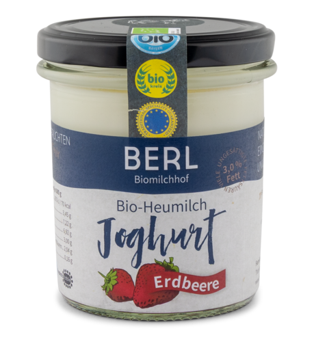 Joghurt-Heumilch-Bio Erdbeere 3% Fett Joghurt-Heumilch-Bio Erdbeere 3% Fett von DE ÖKO 003 Markus Berl
