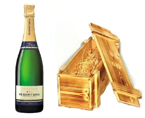 De Saint Gall Champagner Premier Cru Brut Tradition in Holzkiste 12% 0,75l Fl. von DE SAINT GALL