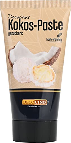 Decocino Kokos-Paste - 50 g - Backaroma mit natürlichem Kokosnuss-Aroma, zum Verfeinern von Pralinen, Desserts & Kuchen - gebrauchsfertig vegan Decocino Kokos-Paste - 50 g - Backaroma mit natürlichem Kokosnuss-Aroma, zum Verfeinern von Pralinen, Desserts & Kuchen - gebrauchsfertig vegan von DECOCINO