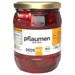 Pflaumen im Glas von DEDEBIO