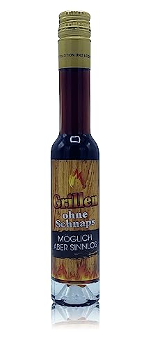 Deheck Kräuterlikör "Grillen ohne Schnaps" - witzige Liköre Deheck Kräuterlikör "Grillen ohne Schnaps" - witzige Liköre von DEHECK Destillerie Likörmanufaktur