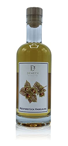 Deheck´s Meisterstücke Haselnuss Spirituose 0,5l - Edelbrand von DEHECK Destillerie Likörmanufaktur