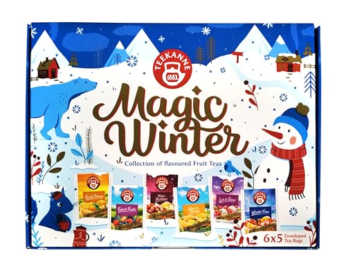 Teekanne Magic Winter Fruits Collection Box 6 x 5 Beutel Früchtetee (Winter Collection) von DEKOND