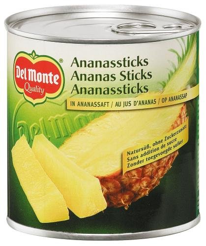 Del Monte Ananassticks in Saft, 12er Pack (12 x 446 ml Dose) von Del Monte