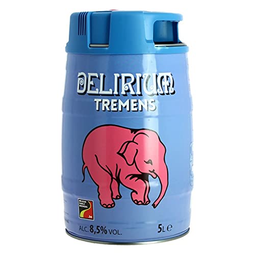 Delirium TREMENS - Blassblond, die feinen und regelmäßigen Bläschen sorgen für einen feinen, stabilen Schaum. - 5L Fass Delirium TREMENS - Blassblond, die feinen und regelmäßigen Bläschen sorgen für einen feinen, stabilen Schaum. - 5L Fass von DELIRIUM TREMENS HUYGHE