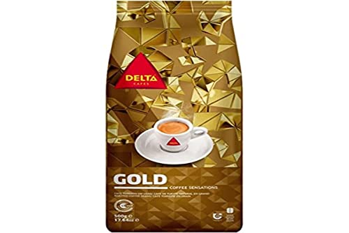Delta Coffee Bean Lot Gold-Verpackung 500 g von Delta