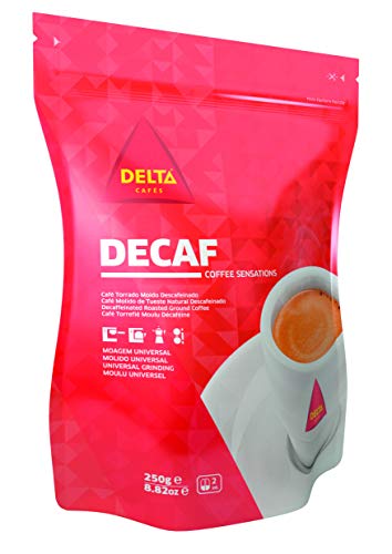 Delta Entkoffeiniert Gerösteten Kaffee für Espressomaschine oder Beutel 250g von Delta
