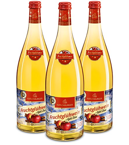 Katlenburger Apfel - Zimt Fruchtglühwein Süß ( 3 x 1 l) von Katlenburger