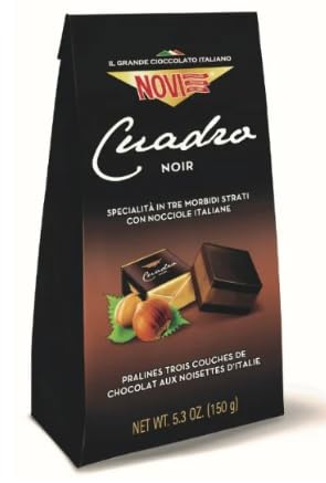 Novi – Schwarze Schokolade mit italienischen Haselnüssen, 150 g – 3 Stück Novi – Schwarze Schokolade mit italienischen Haselnüssen, 150 g – 3 Stück von DEPUIS 1999 C.N.E.R. TRADING