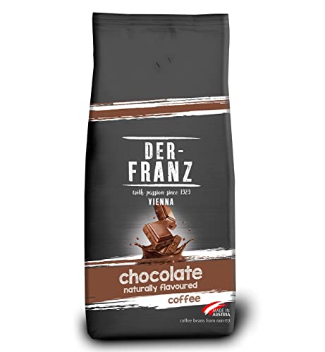 Der-Franz Kaffee, aromatisiert mit Schokolade, Arabica und Robusta Kaffeebohnen, 1000 g von Der-Franz