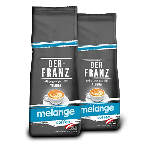 Der-Franz Melange Kaffee, gemahlen, 2 x 500 g von Der-Franz