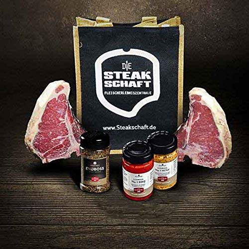 Steak-Geschenk Ludwigs Top Mix - kulinarische Geschenkidee für Freunde, Nachbarn, Mitarbeiter oder Geschäftsfreunde - herzhafte & hausgemachte Köstlichkeiten von Metzgerei DER LUDWIG