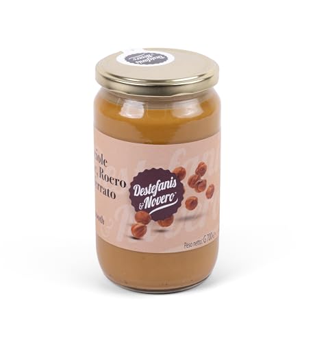 Destefanis & Novero | Nuss-Paste 100% rein, perfekt für die Patisserie zur Zubereitung von intensiven und konzentrierten Süßigkeiten und Eiskreationen, Enthält keinen Zucker und andere Zusätze, 700 g von Destefanis e Novero