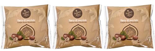 Destefanis & Novero | Piemonteser Haselnusskuchen, handgemachter Kuchen mit Haselnussmehl, Butter, frischen Eiern und gehackten Haselnüssen, perfekt zum Frühstück und als Snack, 3 x 300g von Destefanis e Novero