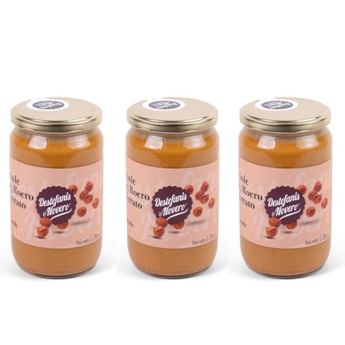 Destefanis & Novero | Reine Haselnusspaste 100%, perfekt für die Patisserie zur Zubereitung von konzentrierten Süßigkeiten und Eiskreationen, Enthält keinen Zucker und andere Zusätze, 3 x 700 g von Destefanis e Novero