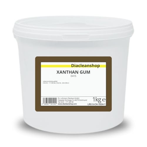 Xanthan Gum 1000g - Lebensmittelqualität E415 Verdickungsmittel Geliermittel - 1kg Xanthan Gum 1000g - Lebensmittelqualität E415 Verdickungsmittel Geliermittel - 1kg von DIACLEANSHOP