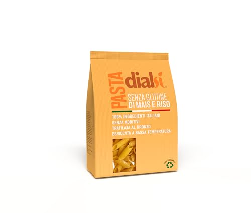 DialSì Glutenfreie Pasta Mezze Penne Mais und Reis, 400 g von DIALCOS