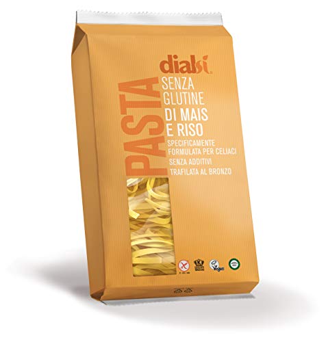 DialSì Glutenfreie Pasta Tagliatelle Nest Mais und Reis, 250 g von DIALBRODO
