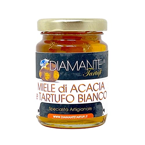 DIAMANTE TARTUFI Miele di Acacia Italiano con Tartufo Bianco italienischer Gourmet Akazienhonig mit weißem Trüffel DIAMANTE TARTUFI Miele di Acacia Italiano con Tartufo Bianco italienischer Gourmet Akazienhonig mit weißem Trüffel von DIAMANTE TARTUFI
