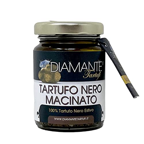 DIAMANTE TARTUFI italienischer schwarzer Trüffel gemahlen im nativen Olivenöl natürlich und echt von DIAMANTE TARTUFI