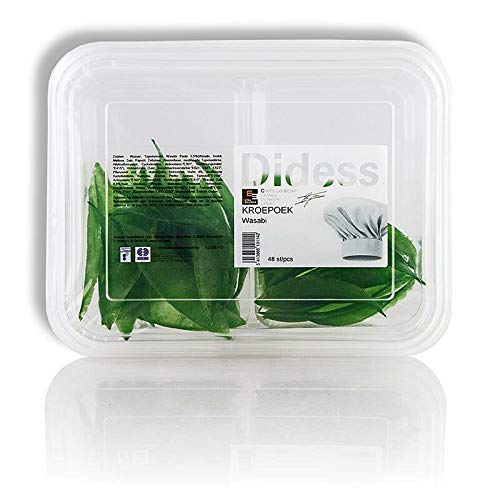 Kroepoek mit Wasabi, ungebacken, grün, 105g, 48 St Kroepoek mit Wasabi, ungebacken, grün, 105g, 48 St von DIDESS BVBA