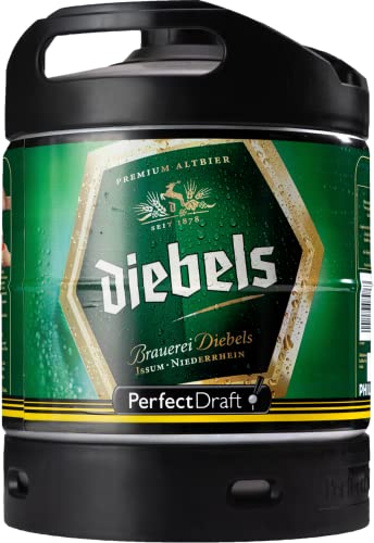 Diebels Alt Original Altbier aus Issum am Niederrhein, Bier Perfect Draft (1 x 6l) MEHRWEG Fassbier von Diebels