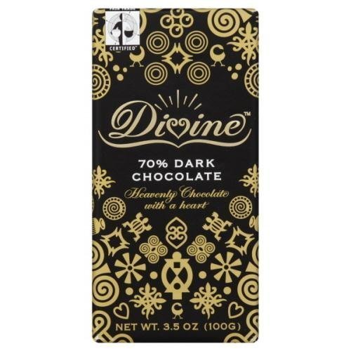 Divine Chocolate 70% dunkle Schokolade, 100g x 2 (2 Stück) von Divine