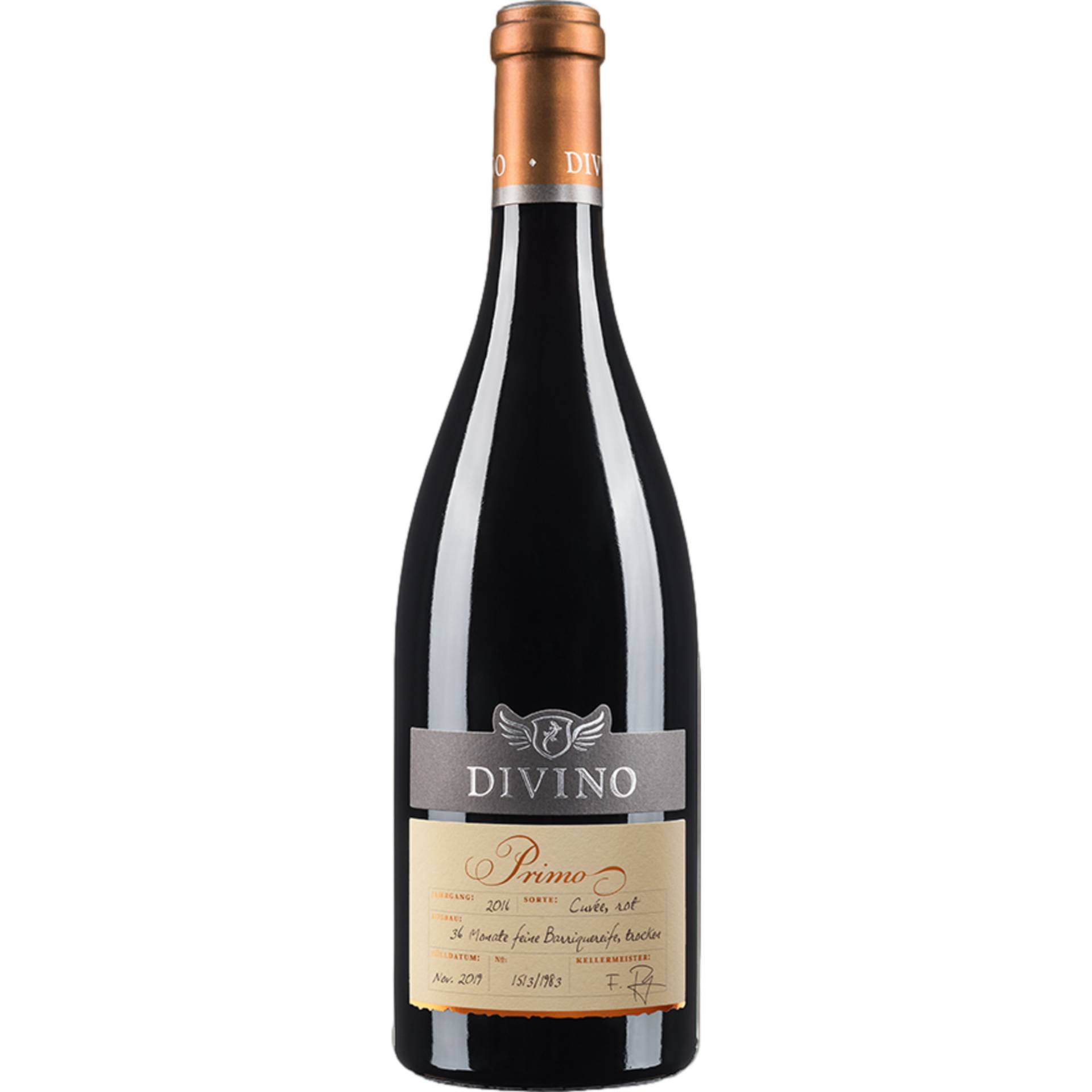 Divino Primo Cuvée Rot, Trocken, Franken, Franken, 2016, Rotwein Divino Primo Cuvée Rot, Trocken, Franken, Franken, 2016, Rotwein von DIVINO eG - Langgasse 33, 97334 Nordheim am Main - DE