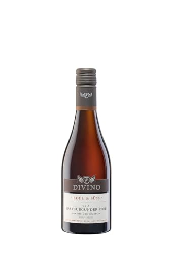 DIVINO Edel & Süss Rotwein Spätburgunder edelsüß Beerenauslese 2018 (0,375 l) - Lage: Nordheimer Vögelein - Frankens Feine Weine von DIVINO