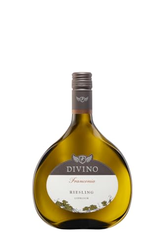 DIVINO FRANCONIA Weißwein Riesling lieblich Spätlese 2023 (0,75 l) im Bocksbeutel - Frankens Feine Weine von DIVINO
