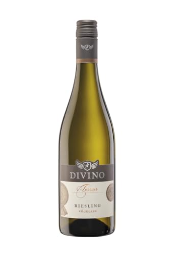 DIVINO Terroir Weißwein Riesling feinherb QbA 2021 (0,75 l) - Lage: Nordheimer Vögelein - Frankens Feine Weine von DIVINO