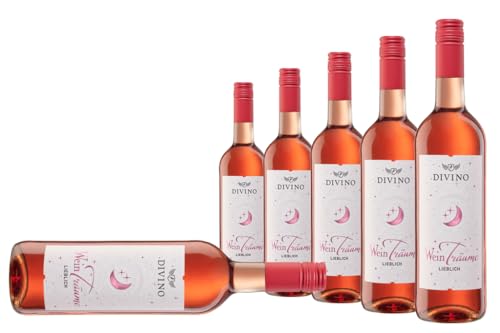 DIVINO Weinträume Rosé lieblich (6 x 0,75 l) - Frankens Feine Weine von DIVINO