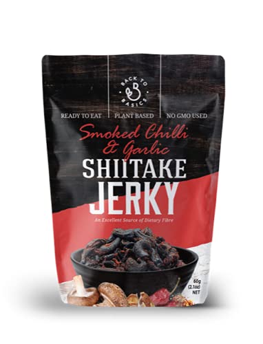DJ & A Back to Basics Vegan Mushroom Smoked Chilli Jerky 16 x 60g DJ & A Back to Basics Vegan Mushroom Smoked Chilli Jerky 16 x 60g von DJ & A