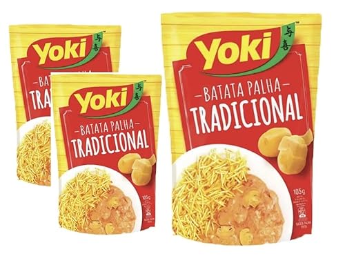 Batata Palha Brasileira Tradicional Yoki 105 g - 3er Pack (3 x 105 g) von DOGNNAK