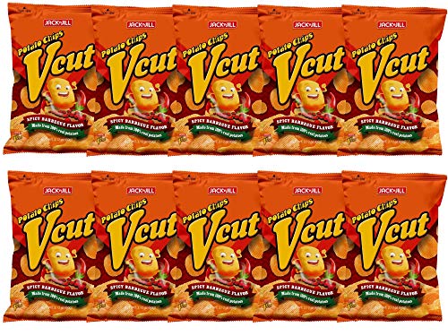 Potato Chips Spicy Babecue Flavor Pack of Ten 2.12 Oz A Pack von DOGNNAK