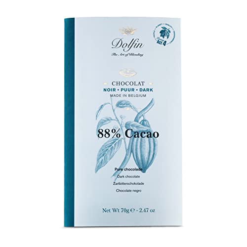 Dolfin - Noir 88% de Cacao Zartbitterschokolade - 70g von DOLFIN
