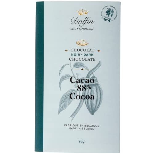 Dolfin - Noir 88% de Cacao Zartbitterschokolade - 70g von DOLFIN