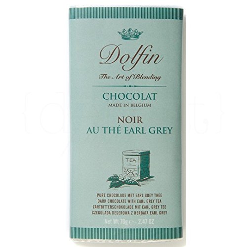 Zartbitterschokolade mit Earl Grey Tee 70g. Dolfin. 15 Stk. von DOLFIN