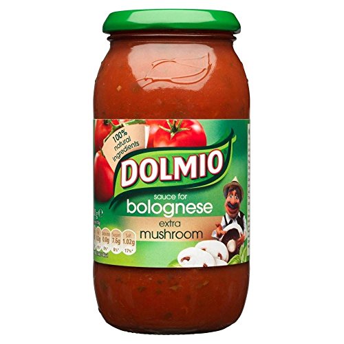 Dolmio Bolognese-Sauce - Extra Mushroom (500g) - Packung mit 2 von DOLMIO
