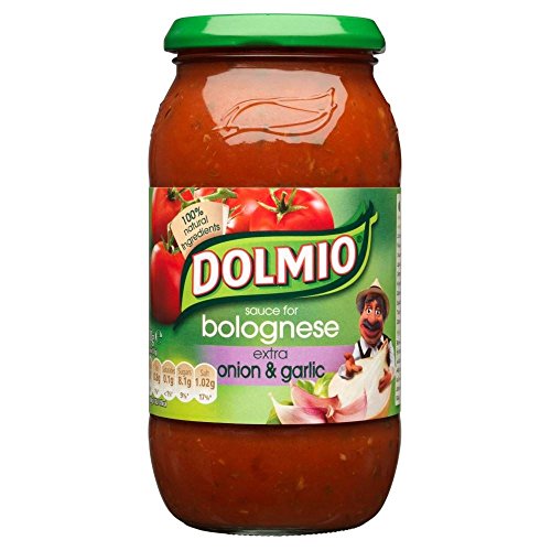 Dolmio Bolognese-Sauce - Extra Zwiebel & Knoblauch (500g) - Packung mit 2 von DOLMIO