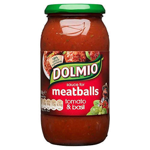 Dolmio Soße für Fleischbällchen Tomato & Basil (500g) - Packung mit 2 von DOLMIO