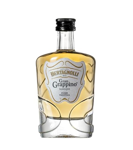 Bertagnolli Gran Grappino Barrique Grappa Mini / 42% vol / 0,05 Liter-Flasche Bertagnolli Gran Grappino Barrique Grappa Mini / 42% vol / 0,05 Liter-Flasche von DOLOMITI ALPENFEINKOST